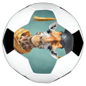 高い業績:キリンの卒業日。 サッカーボール (回転)