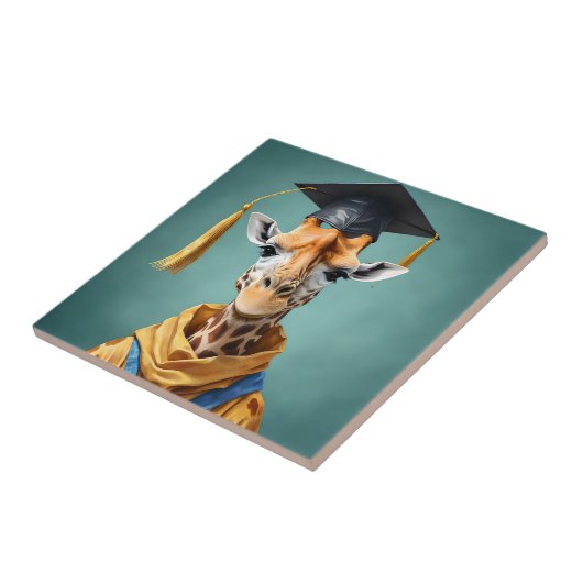 高い業績：キリンの卒業日。 タイル (側面)