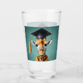 高い業績：キリンの卒業日。 タンブラーグラス (正面)