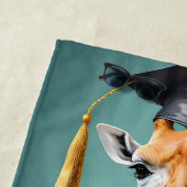 高い業績：キリンの卒業日。 ビーチタオル (インサイチュ)