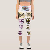 高い浪費カプリJonny 5フライ彼女はズボンを飛ぶ カプリレギンス (正面)