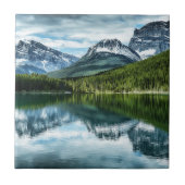高い湖の反射 タイル (正面)