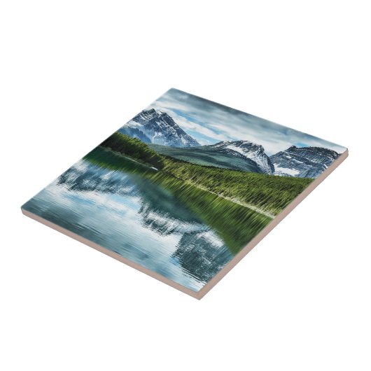 高い湖の反射 タイル (側面)