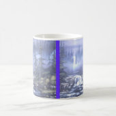 高い滝の両面マグ コーヒーマグカップ (中央)