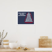 高い犯罪と軽罪のリストはトランプを妨害 ポスター (キッチン)