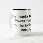 高い発電のコーヒー・マグ ツートーンマグカップ (正面左)