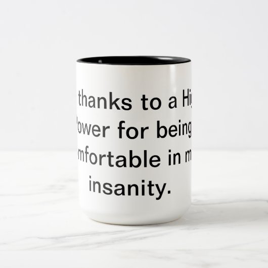 高い発電のコーヒー・マグ ツートーンマグカップ (中央)