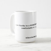 高い発電 コーヒーマグカップ (正面左)