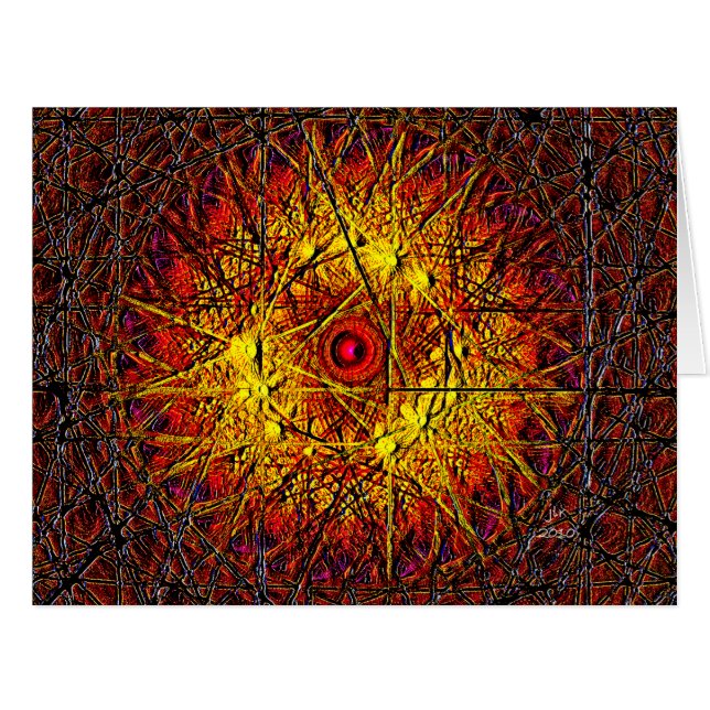 高い真夜中カード (正面横)