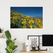 高い砂漠のスーパーブルーム ポスター (ホームオフィス)