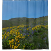 高い砂漠の春 シャワーカーテン (正面)