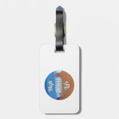 高い砂漠の生活 ラゲッジタグ (裏面縦)