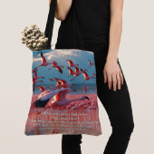 高い神と創造の聖句に目を上げる トートバッグ (クローズアップ)