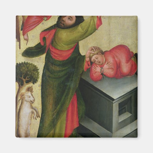 高い祭壇からイサクの犠牲 マグネット (正面)