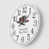 高い積み重ね ラージ壁時計 (傾斜)