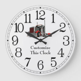 高い積み重ね ラージ壁時計