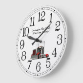 高い積み重ね ラージ壁時計 (傾斜)