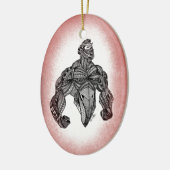 高い立場 セラミックオーナメント (左)