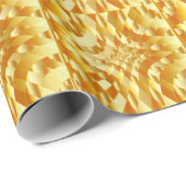 高い等級の金ゴールドの金属の背景 ラッピングペーパー (ロールコーナー)