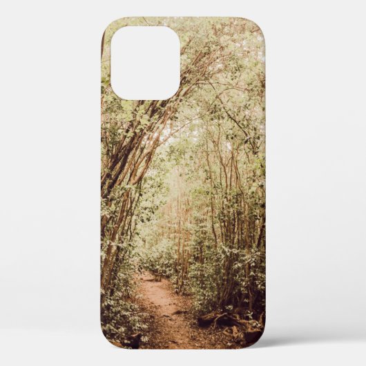 高い緑の木で囲まれた小道 Case-Mate iPhoneケース (裏面)