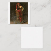 高い聖職者のデルフィ・ピシアの神官 スクエア名刺 (正面/裏面)