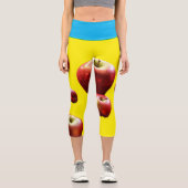 高い腰のカプリススタイル:高い腰のカプリスのカス カプリレギンス (正面)