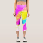 高い腰のカプリス カプリレギンス (正面)