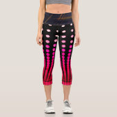 高い腰のカプリス カプリレギンス (正面)