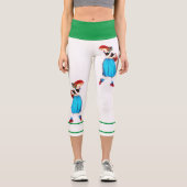 高い腰のカプリス カプリレギンス (正面)