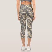 高い腰のカプリス カプリレギンス (裏面)