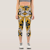 高い腰のカプリス カプリレギンス (正面)