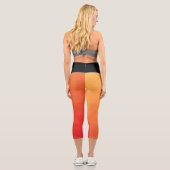 高い腰のカプリス カプリレギンス (裏面)