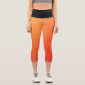 高い腰のカプリス カプリレギンス (正面)