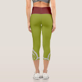 高い腰のカプリス カプリレギンス (裏面)