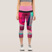 高い腰のカプリス カプリレギンス (正面)