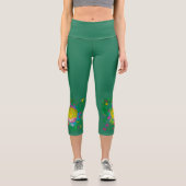 高い腰のカプリス カプリレギンス (正面)