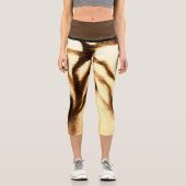 高い腰のカプリス カプリレギンス (正面)