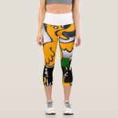 高い腰のカプリス カプリレギンス (正面)