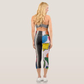 高い腰のカプリス カプリレギンス (裏面)