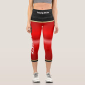 高い腰のカプリス |ナマステ |ヨガパンツ カプリレギンス (正面)