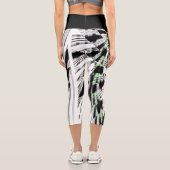 高い腰のヨガ・カプリス カプリレギンス (裏面)