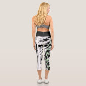 高い腰のヨガ・カプリス カプリレギンス (裏面)