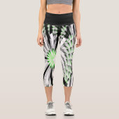 高い腰のヨガ・カプリス カプリレギンス (正面)