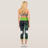 高い腰のヨガ・カプリス カプリレギンス (裏面)