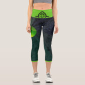 高い腰のヨガ・カプリス カプリレギンス (正面)