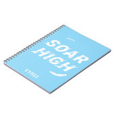 高い自己動機づけの愛を肯定し前向きる ノートブック (左側)