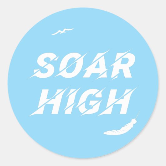 高い自己動機づけの愛を肯定し前向きる ラウンドシール (正面)