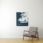 高い船と雲航海の タペストリー (インサイチュ)