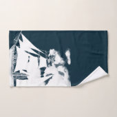 高い船と雲航海の バスタオルセット (ハンドタオル)