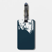 高い船と雲航海の ラゲッジタグ (裏面縦)